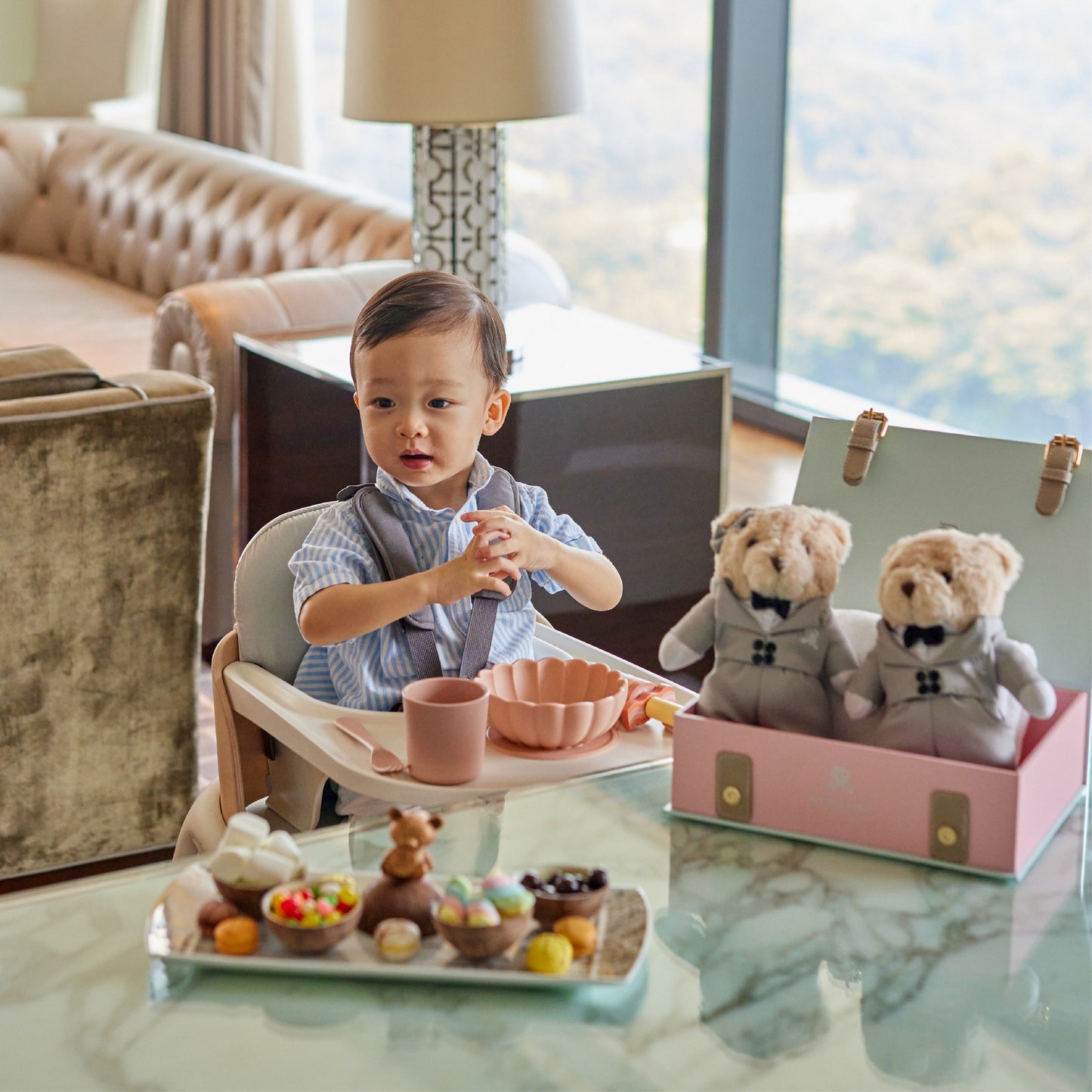 Bugaboo Giraffe Baby Pillow Set เบาะรองนั่งสำหรับเก้าอี้สูง รุ่น จีราฟ