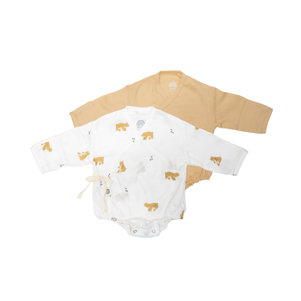 Saeson Tencel™ Baby Bodysuits Long Sleeve Set เซ็ตบอดี้สูทแรกเกิดแขนยาว