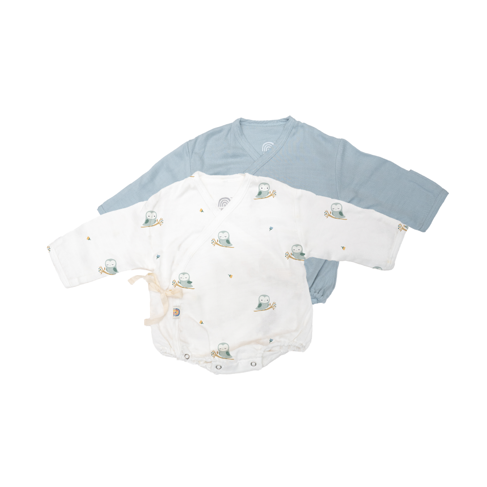 Saeson Tencel™ Baby Bodysuits Long Sleeve Set เซ็ตบอดี้สูทแรกเกิดแขนยาว