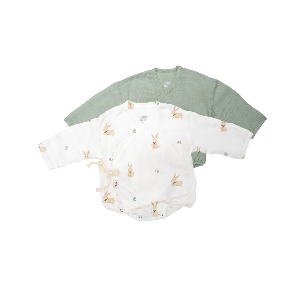Saeson Tencel™ Baby Bodysuits Long Sleeve Set เซ็ตบอดี้สูทแรกเกิดแขนยาว