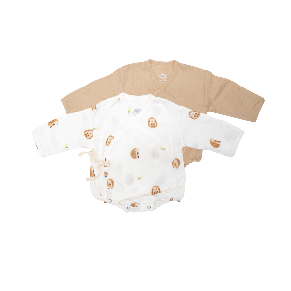 Saeson Tencel™ Baby Bodysuits Long Sleeve Set เซ็ตบอดี้สูทแรกเกิดแขนยาว