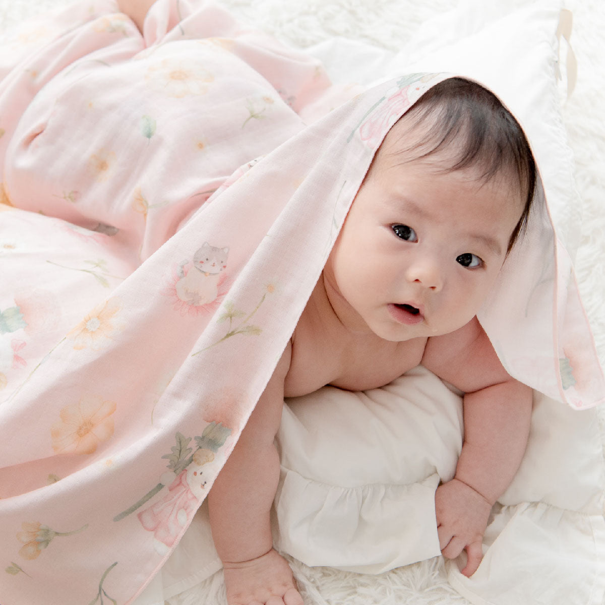 Granny Ben Tencel™ Nursing Cloth Floral Daydream Mood 2