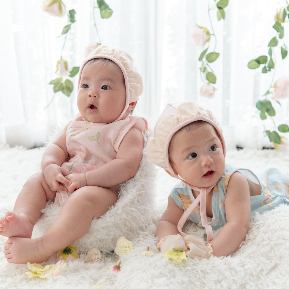 Granny Ben Tencel™ Snap and Sleep Bodysuit Floral Daydream Mood 2