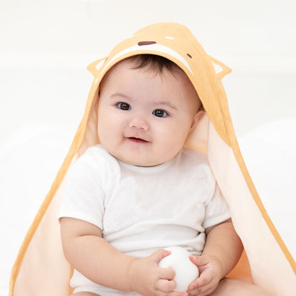 Granny Ben Tencel™ Animal Hooded Swaddle Cloth Mood 1
