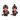 Monchhichi ตุ๊กตาลิง พรีเมียม สแตนดาร์ด S สีน้ำตาล