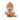 Monchhichi ตุ๊กตาผ้านุ่ม สวีทบราวน์ ผู้หญิง ขนาดเล็ก S