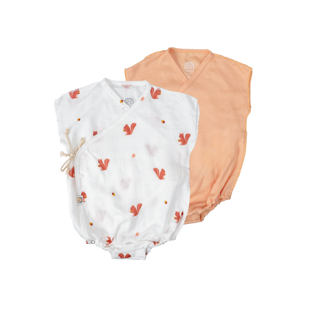 Saeson Tencel™ Baby Bodysuits Short Sleeve Set เซ็ตบอดี้สูทแรกเกิดแขนสั้น