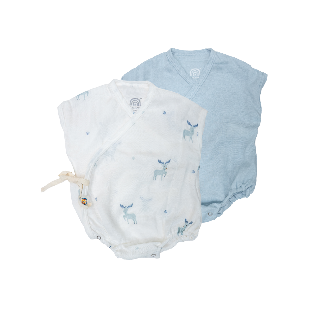 Saeson Tencel™ Baby Bodysuits Short Sleeve Set เซ็ตบอดี้สูทแรกเกิดแขนสั้น