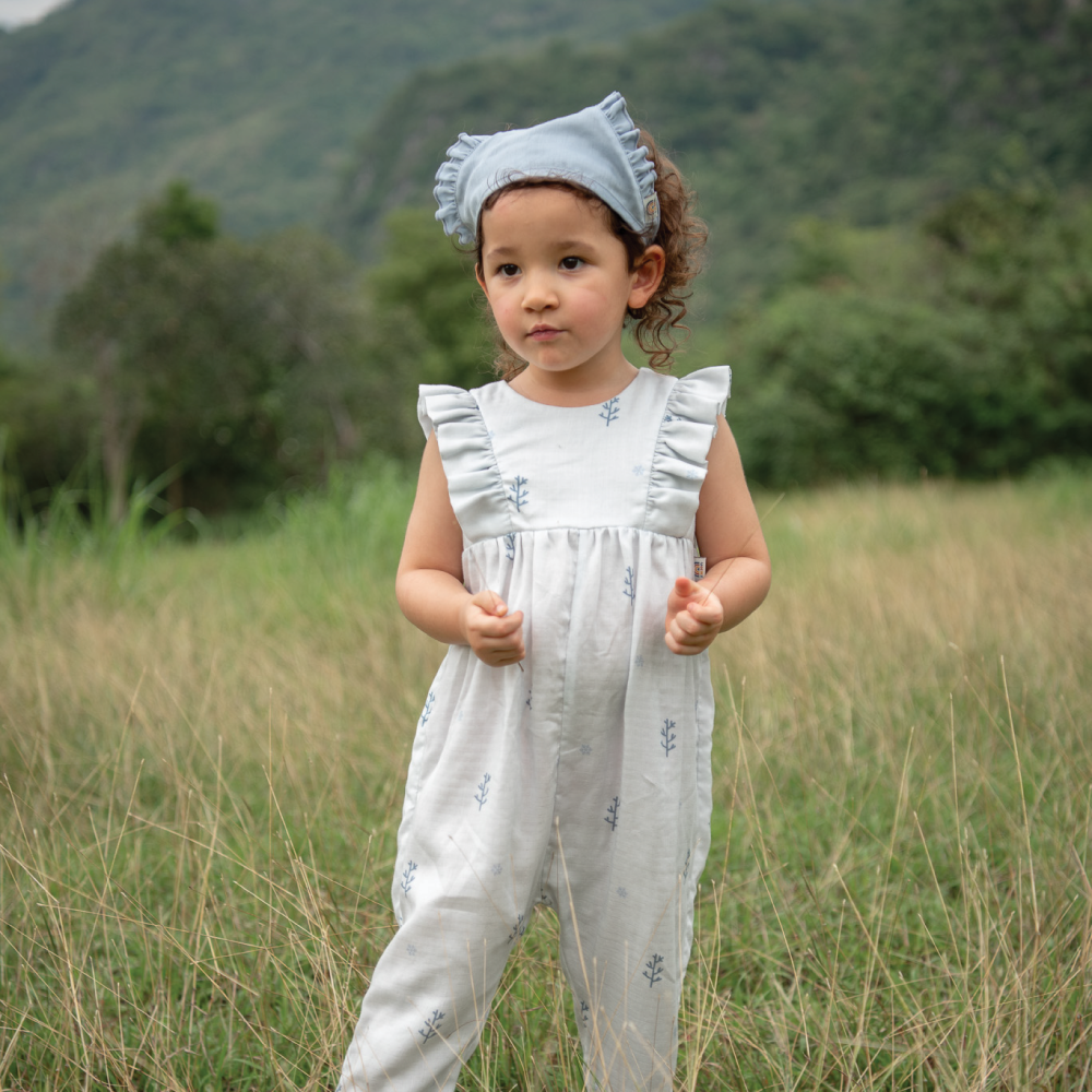 Saeson The Little Charmer Jumpsuit & Ruffle Headband Mood 1